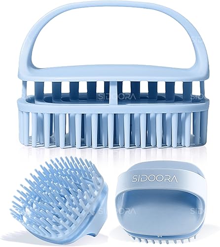 Scalp Massage Brush - Light Blue
