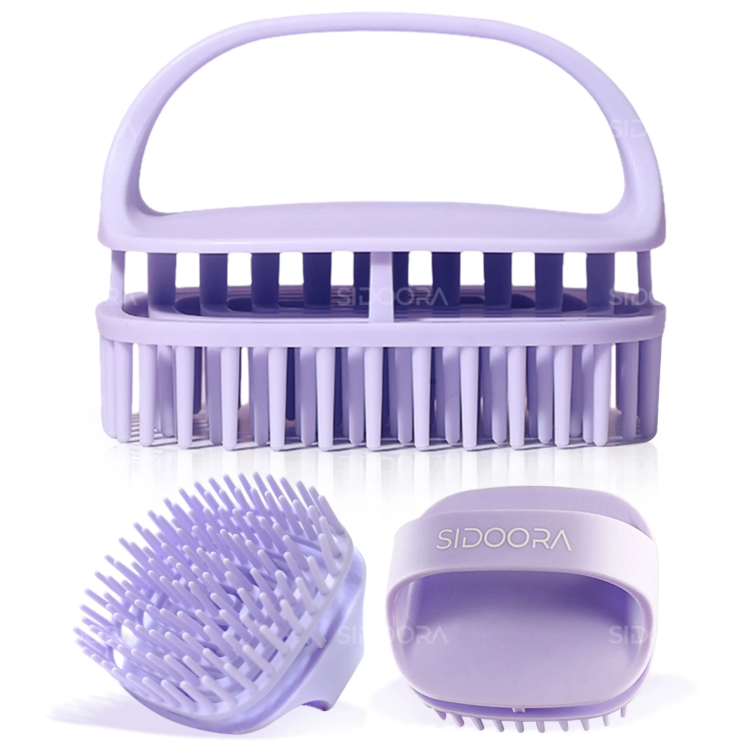 Scalp Massage Brush - Lavender Purple